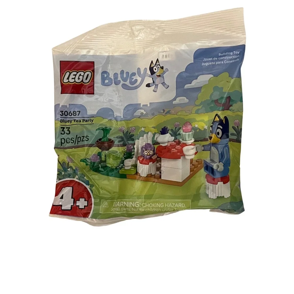 LEGO‎ Bluey Tea Party Building Toy 30687 33 Pieces New Sealed Bag